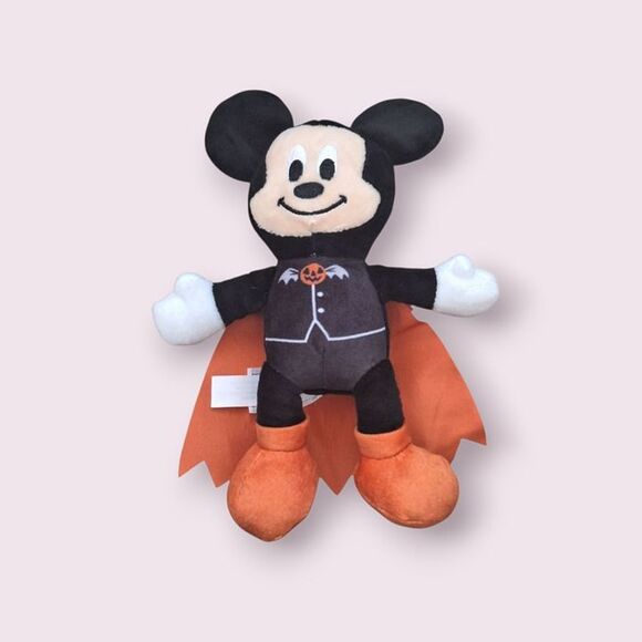 Disney Baby Halloween Mickey Mouse Dracula Cape Plush 8" Stuffed Animal Toy 2022 - Picture 2 of 11